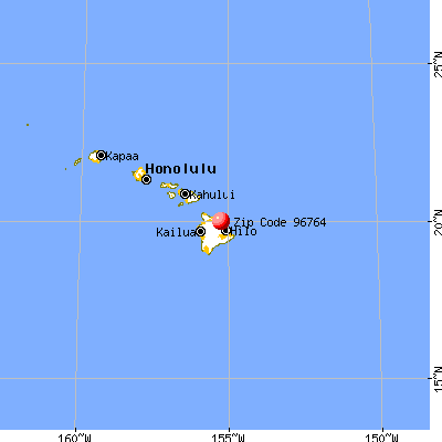 Laupahoehoe, HI (96764) map from a distance