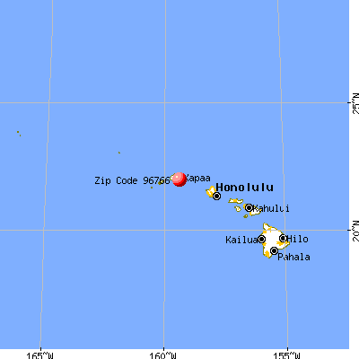 Lihue, HI (96766) map from a distance