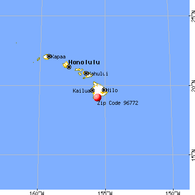 Naalehu, HI (96772) map from a distance