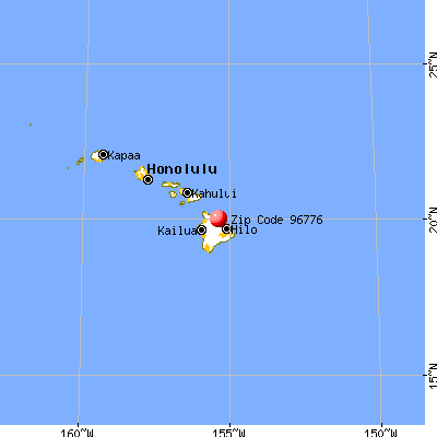 Paauilo, HI (96776) map from a distance