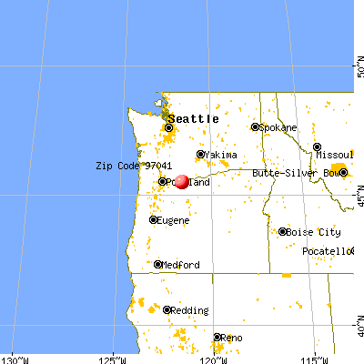 Parkdale, OR (97041) map from a distance