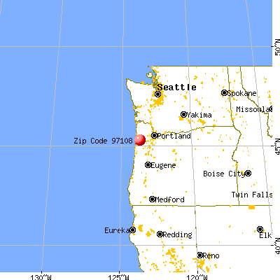 Beaver, OR (97108) map from a distance