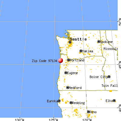 Oceanside, OR (97134) map from a distance