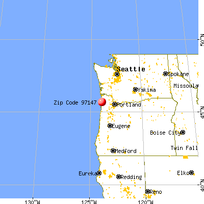 Wheeler, OR (97147) map from a distance