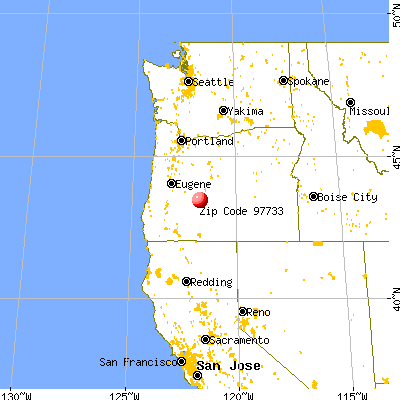 97733 map from a distance