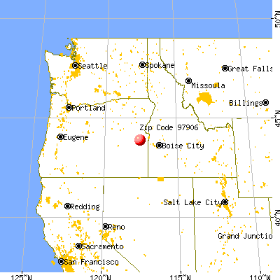 Harper, OR (97906) map from a distance