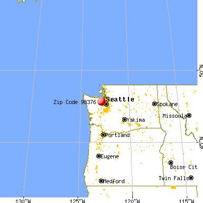 Quilcene, WA (98376) map from a distance