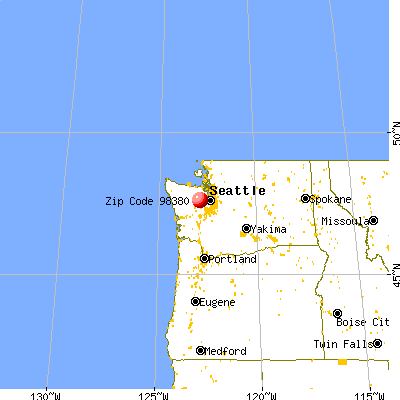 Seabeck, WA (98380) map from a distance