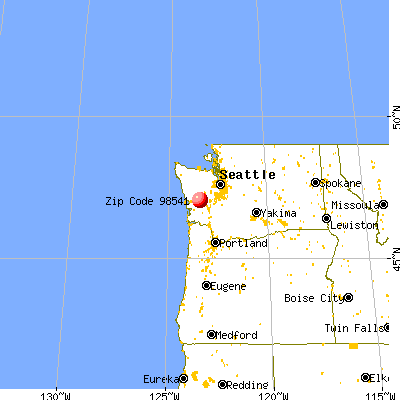 Malone, WA (98541) map from a distance