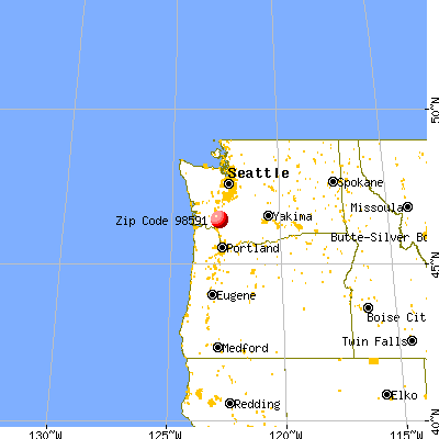 Toledo, WA (98591) map from a distance