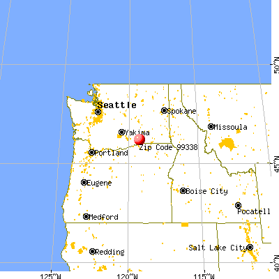 Kennewick, WA (99338) map from a distance