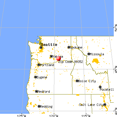 Richland, WA (99352) map from a distance