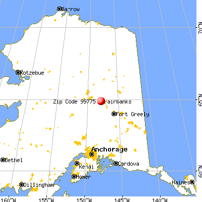 College, AK (99775) map from a distance