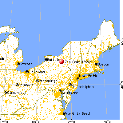 Locke, NY (13092) map from a distance