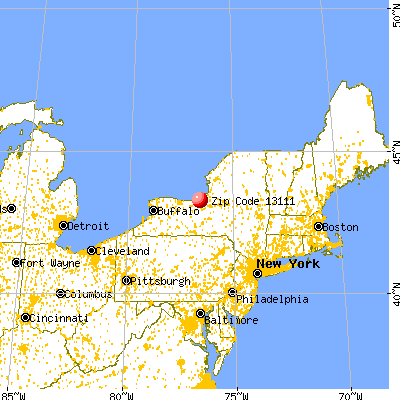 13111 map from a distance