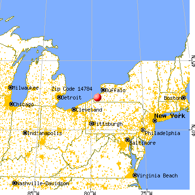 Stockton, NY (14784) map from a distance