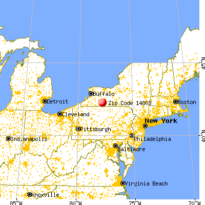 14803 map from a distance