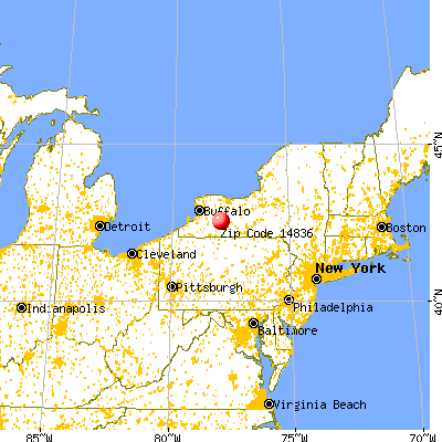 14836 map from a distance