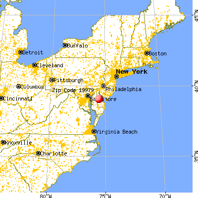 Viola, DE (19979) map from a distance