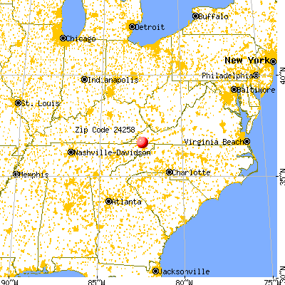 24258 map from a distance