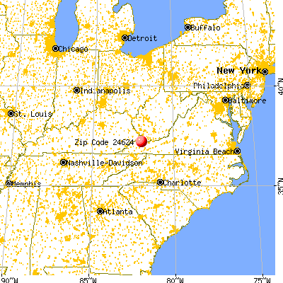 24624 map from a distance