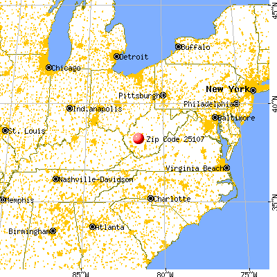 25107 map from a distance