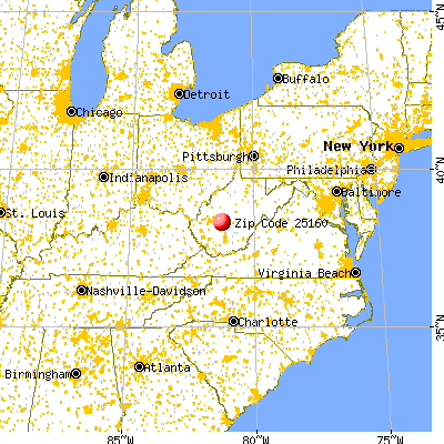 25160 map from a distance