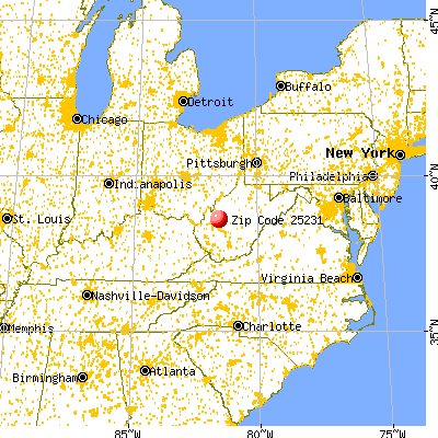 25231 map from a distance
