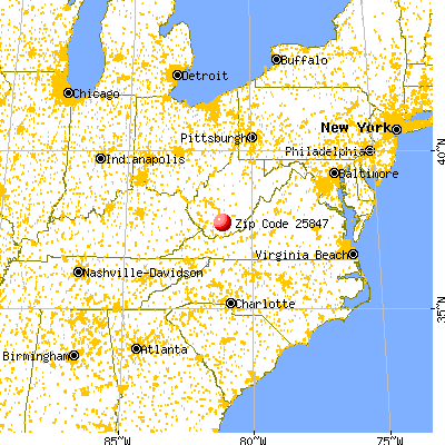25847 map from a distance