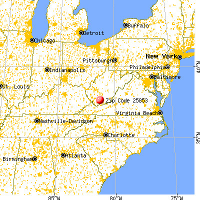 25853 map from a distance