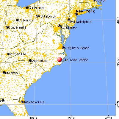 28552 map from a distance