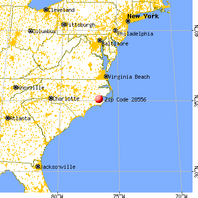 28556 map from a distance