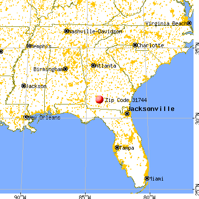 Doerun, GA (31744) map from a distance
