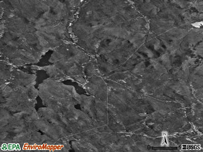 Zip code 04219 satellite photo by USGS