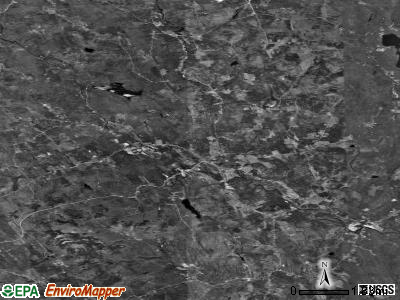 Zip code 04220 satellite photo by USGS