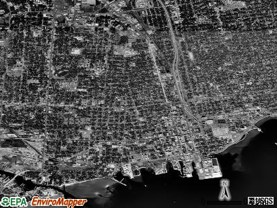 Zip code 32501 satellite photo by USGS