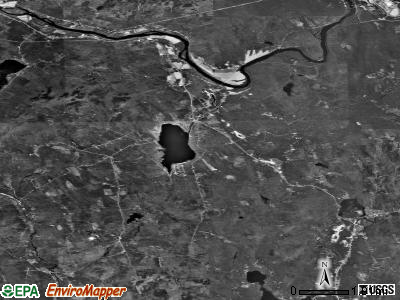 Zip code 04221 satellite photo by USGS