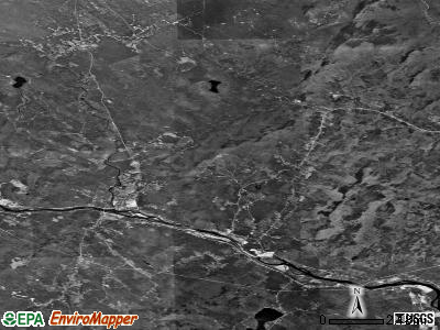 Zip code 04224 satellite photo by USGS