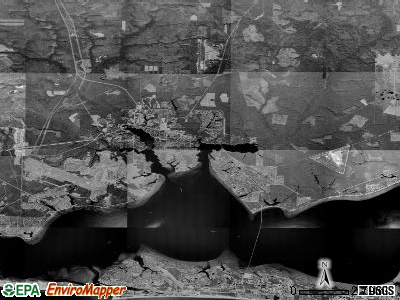 Zip code 32578 satellite photo by USGS