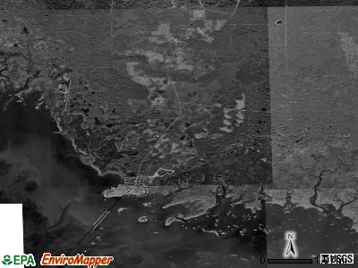 Zip code 32648 satellite photo by USGS