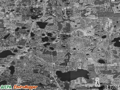 Zip code 32707 satellite photo by USGS