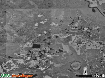 Zip code 32767 satellite photo by USGS