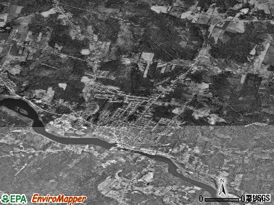 Zip code 04252 satellite photo by USGS