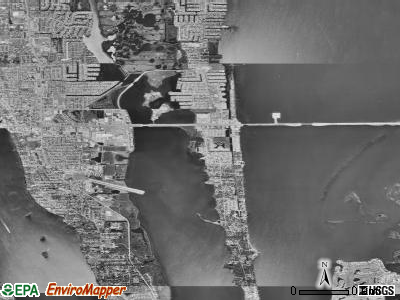 Zip code 32952 satellite photo by USGS