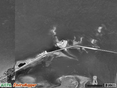 Zip code 33001 satellite photo by USGS