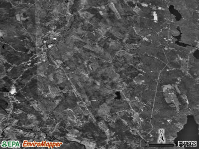 Zip code 04258 satellite photo by USGS