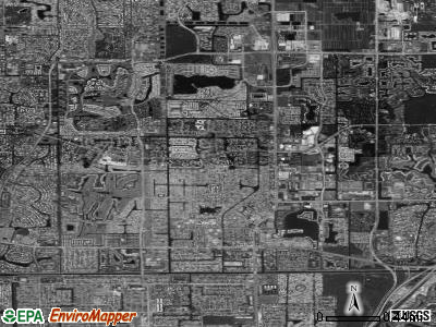 Zip code 33066 satellite photo by USGS