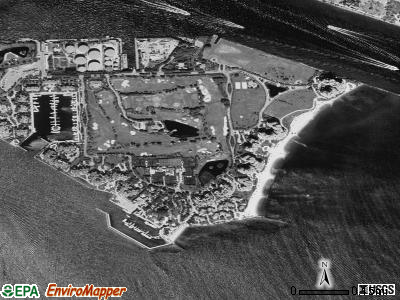 Zip code 33109 satellite photo by USGS