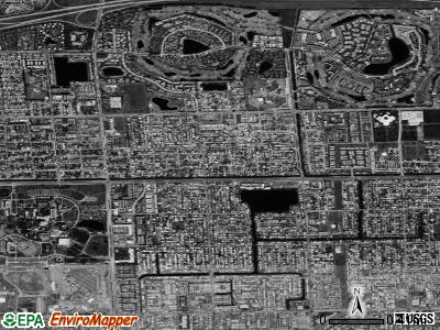 Zip code 33174 satellite photo by USGS
