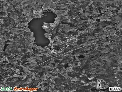 Zip code 04280 satellite photo by USGS